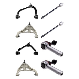Dorman® - OE Solutions™ Front Lower and Upper Control Arm with Ball Joint and Tie Rod End Kit