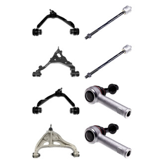 Dorman® - OE Solutions™ Front Lower and Upper Control Arm with Ball Joint and Tie Rod End Kit