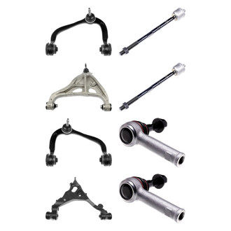 Dorman® - OE Solutions™ Front Lower and Upper Control Arm with Ball Joint and Tie Rod End Kit