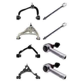 Dorman® - OE Solutions™ Front Lower and Upper Control Arm with Ball Joint and Tie Rod End Kit