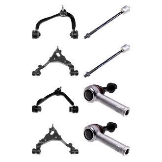 Dorman® - OE Solutions™ Front Lower and Upper Control Arm with Ball Joint and Tie Rod End Kit