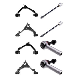 Dorman® - OE Solutions™ Front Lower and Upper Control Arm with Ball Joint and Tie Rod End Kit