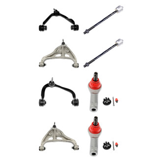 Dorman® - OE Solutions™ Front Lower and Upper Control Arm with Ball Joint and Tie Rod End Kit