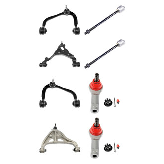 Dorman® - OE Solutions™ Front Lower and Upper Control Arm with Ball Joint and Tie Rod End Kit