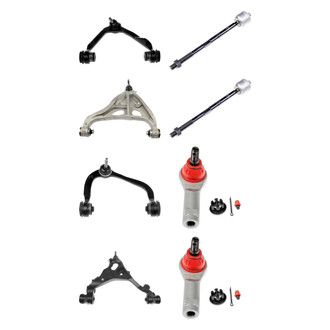 Dorman® - OE Solutions™ Front Lower and Upper Control Arm with Ball Joint and Tie Rod End Kit