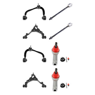Dorman® - OE Solutions™ Front Lower and Upper Control Arm with Ball Joint and Tie Rod End Kit