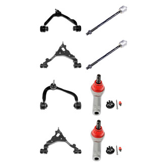 Dorman® - OE Solutions™ Front Lower and Upper Control Arm with Ball Joint and Tie Rod End Kit