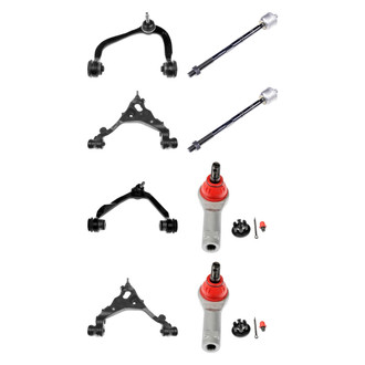 Dorman® - OE Solutions™ Front Lower and Upper Control Arm with Ball Joint and Tie Rod End Kit
