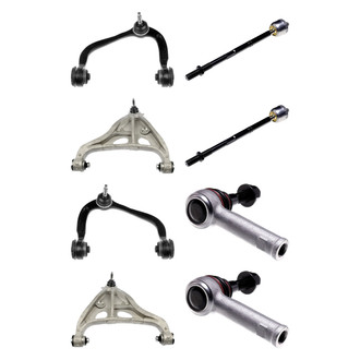 Dorman® - OE Solutions™ Front Lower and Upper Control Arm with Ball Joint and Tie Rod End Kit
