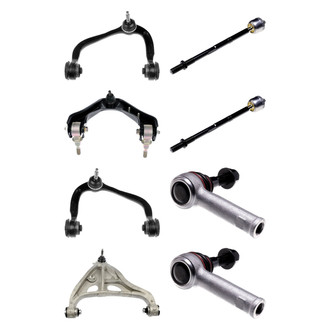 Dorman® - OE Solutions™ Front Lower and Upper Control Arm with Ball Joint and Tie Rod End Kit
