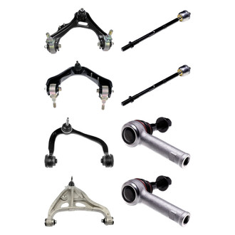 Dorman® - OE Solutions™ Front Lower and Upper Control Arm with Ball Joint and Tie Rod End Kit