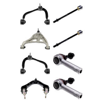 Dorman® - OE Solutions™ Front Lower and Upper Control Arm with Ball Joint and Tie Rod End Kit
