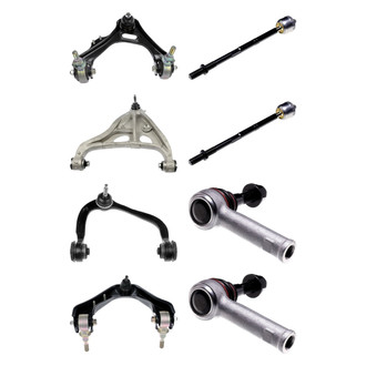 Dorman® - OE Solutions™ Front Lower and Upper Control Arm with Ball Joint and Tie Rod End Kit