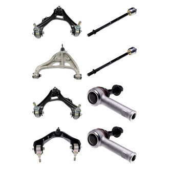 Dorman® - OE Solutions™ Front Lower and Upper Control Arm with Ball Joint and Tie Rod End Kit