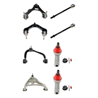 Dorman® - OE Solutions™ Front Lower and Upper Control Arm with Ball Joint and Tie Rod End Kit