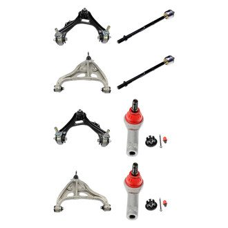 Dorman® - OE Solutions™ Front Lower and Upper Control Arm with Ball Joint and Tie Rod End Kit