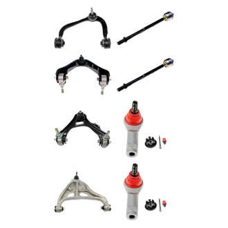 Dorman® - OE Solutions™ Front Lower and Upper Control Arm with Ball Joint and Tie Rod End Kit