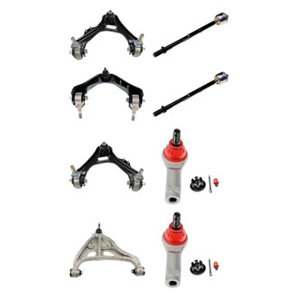 Dorman® - OE Solutions™ Front Lower and Upper Control Arm with Ball Joint and Tie Rod End Kit