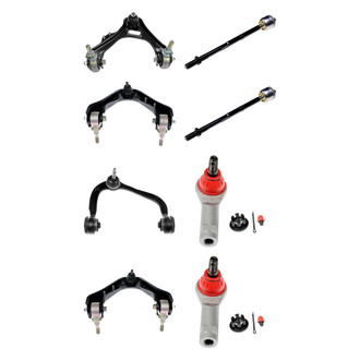 Dorman® - OE Solutions™ Front Lower and Upper Control Arm with Ball Joint and Tie Rod End Kit