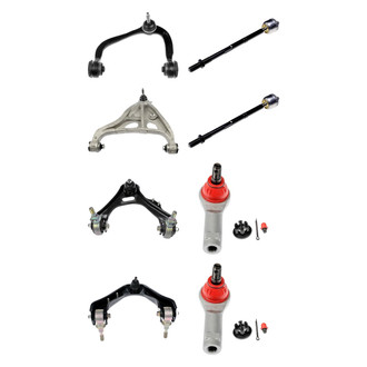 Dorman® - OE Solutions™ Front Lower and Upper Control Arm with Ball Joint and Tie Rod End Kit