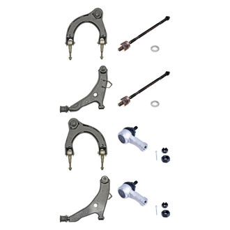 Dorman® - OE Solutions™ Front Lower and Upper Control Arm with Ball Joint and Tie Rod End Kit