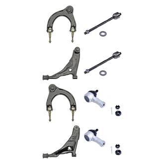 Dorman® - OE Solutions™ Front Lower and Upper Control Arm with Ball Joint and Tie Rod End Kit