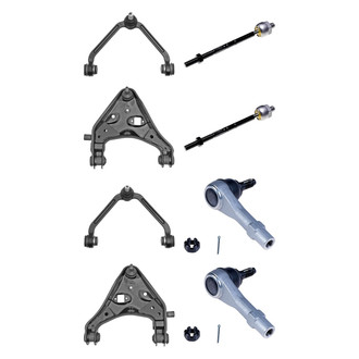 Dorman® - OE Solutions™ Front Lower and Upper Control Arm with Ball Joint and Tie Rod End Kit