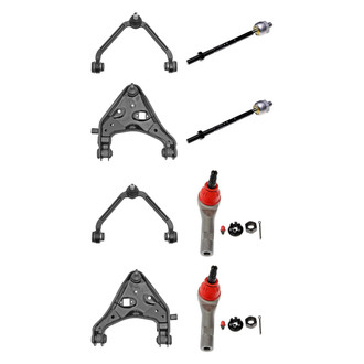 Dorman® - OE Solutions™ Front Lower and Upper Control Arm with Ball Joint and Tie Rod End Kit