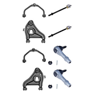 Dorman® - OE Solutions™ Front Lower and Upper Control Arm with Ball Joint and Tie Rod End Kit