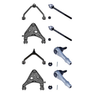 Dorman® - OE Solutions™ Front Lower and Upper Control Arm with Ball Joint and Tie Rod End Kit