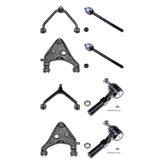 Dorman® - OE Solutions™ Front Lower and Upper Control Arm with Ball Joint and Tie Rod End Kit