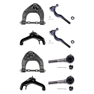 Dorman® - OE Solutions™ Front Lower and Upper Control Arm with Ball Joint and Tie Rod End Kit