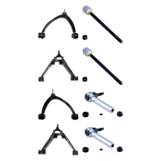 Dorman® - OE Solutions™ Front Lower and Upper Control Arm with Ball Joint and Tie Rod End Kit