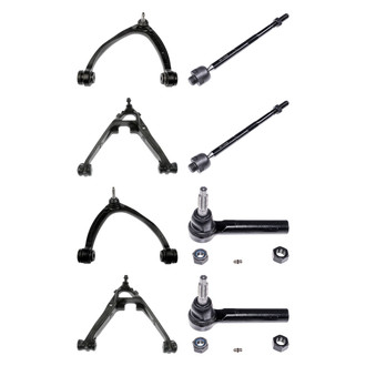 Dorman® - OE Solutions™ Front Lower and Upper Control Arm with Ball Joint and Tie Rod End Kit