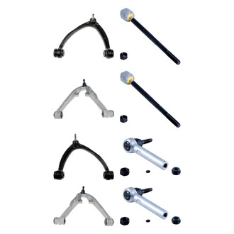 Dorman® - OE Solutions™ Front Lower and Upper Control Arm with Ball Joint and Tie Rod End Kit