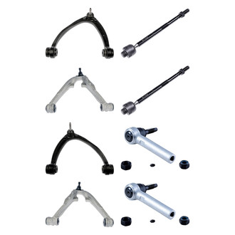 Dorman® - OE Solutions™ Front Lower and Upper Control Arm with Ball Joint and Tie Rod End Kit
