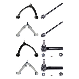 Dorman® - OE Solutions™ Front Lower and Upper Control Arm with Ball Joint and Tie Rod End Kit