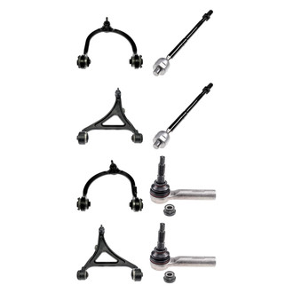 Dorman® - OE Solutions™ Front Lower and Upper Control Arm with Ball Joint and Tie Rod End Kit