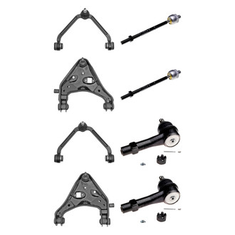 Dorman® - OE Solutions™ Front Lower and Upper Control Arm with Ball Joint and Tie Rod End Kit