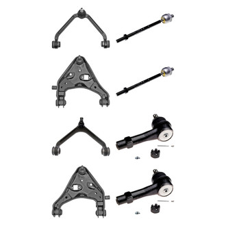 Dorman® - OE Solutions™ Front Lower and Upper Control Arm with Ball Joint and Tie Rod End Kit