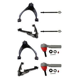 Dorman® - OE Solutions™ Front Lower and Upper Control Arm with Ball Joint and Tie Rod End Kit