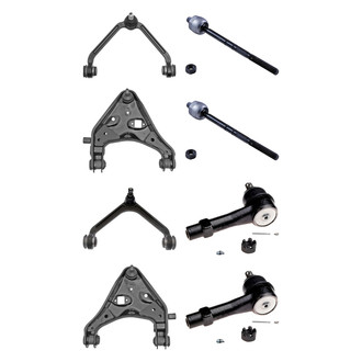 Dorman® - OE Solutions™ Front Lower and Upper Control Arm with Ball Joint and Tie Rod End Kit