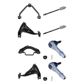 Dorman® - OE Solutions™ Front Lower and Upper Control Arm with Ball Joint and Tie Rod End Kit