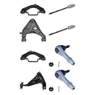 Dorman® - OE Solutions™ Front Lower and Upper Control Arm with Ball Joint and Tie Rod End Kit