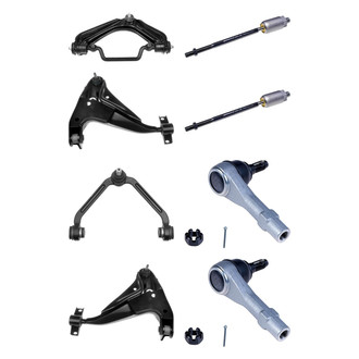 Dorman® - OE Solutions™ Front Lower and Upper Control Arm with Ball Joint and Tie Rod End Kit