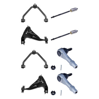 Dorman® - OE Solutions™ Front Lower and Upper Control Arm with Ball Joint and Tie Rod End Kit