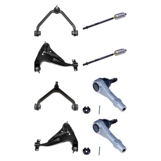 Dorman® - OE Solutions™ Front Lower and Upper Control Arm with Ball Joint and Tie Rod End Kit