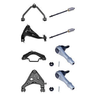 Dorman® - OE Solutions™ Front Lower and Upper Control Arm with Ball Joint and Tie Rod End Kit