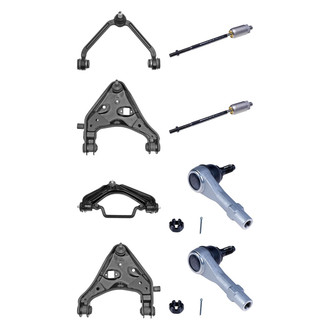Dorman® - OE Solutions™ Front Lower and Upper Control Arm with Ball Joint and Tie Rod End Kit