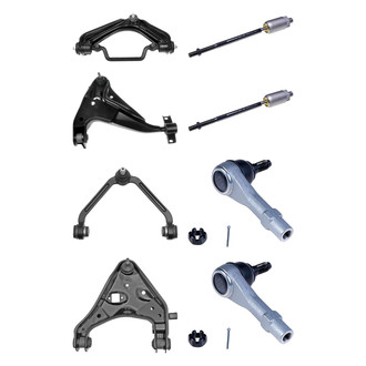 Dorman® - OE Solutions™ Front Lower and Upper Control Arm with Ball Joint and Tie Rod End Kit